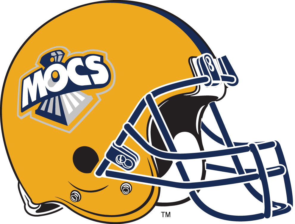 Chattanooga Mocs 1997-2007 Helmet Logo iron on transfers for T-shirts